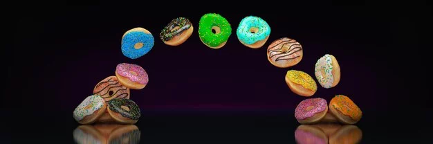 An enticing display of assorted donuts from Lee's Donuts, showcasing various toppings and vibrant colors, perfect for enticing sweet tooth enthusiasts.
